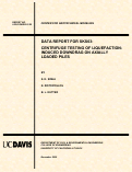 Cover page: SKS03: Centrifuge Test of Liquefaction-Induced Downdrag in Interbedded Soil Deposits