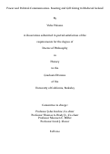 Cover page: Power and Political Communication. Feasting and Gift Giving in Medieval Iceland