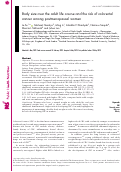 Cover page: Body size over the adult life course and the risk of colorectal cancer among postmenopausal women.