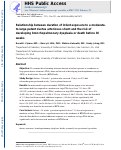 Cover page: Relationship between Duration of Infant Exposure to a Moderate-to-Large Patent Ductus Arteriosus Shunt and the Risk of Developing Bronchopulmonary Dysplasia or Death Before 36 Weeks