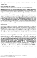 Cover page: Behavioral Variability in ABA Chemical Pretreatment Close to the 14C Age Limit