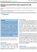 Cover page: Gefitinib-associated lichen planus pigmentosus-like eruption