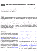 Cover page: Modelling the Lyman-α forest with Eulerian and SPH hydrodynamical methods