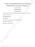 Cover page: Proximity and Child-appealing Marketing Activities of Recreational Marijuana Dispensaries and Adolescents’ Marijuana Use