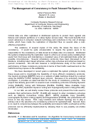 Cover page: The Management of Consistency in Fault-Tolerant File Systems