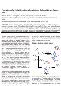 Cover page: Formation of a Ce(IV) Oxo Complex via Inner Sphere Nitrate Reduction