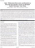 Cover page: Heat, 10B-Enriched Boric Acid, and Bromide as Recycled Groundwater Tracers for Managed Aquifer Recharge: Case Study