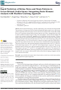 Cover page: Rapid Prediction of Retina Stress and Strain Patterns in Soccer-Related Ocular Injury: Integrating Finite Element Analysis with Machine Learning Approach