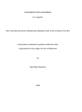 Cover page: How Teaching Fractions to Elementary Students Looks in the Common Core Era