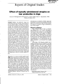 Cover page: Effect of topically administered atropine on tear production in dogs.