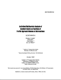 Cover page: An Ordinal Multivariate Analysis of Accident Counts as Functions of Traffic Approach Volumes at Intersections