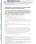 Cover page: Exploring Factors Associated with Decisions about Feminizing Genitoplasty in Differences of Sex Development.