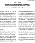 Cover page: Prolonged Survival of a Woman with Breast Cancer Metastatic to Leptomeninges After Treatment with Letrozole and Capecitabine