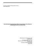 Cover page: Fine Particulate Concentrations Near Arterial Streets: The Influence of Building Placement and Wind Flow