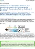 Cover page: The Cocaine and Oxycodone Biobanks, Two Repositories from Genetically Diverse and Behaviorally Characterized Rats for the Study of Addiction