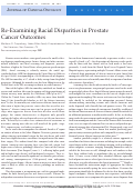 Cover page: Re-Examining Racial Disparities in Prostate Cancer Outcomes