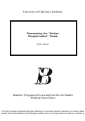 Cover page: Reexamining the "Serbian Exceptionalism" Thesis