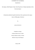 Cover page: Developing a Global Engineer: Study Abroad Experiences of Engineering Majors in One University System