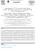 Cover page: Measurements of 14C in ancient ice from Taylor Glacier, Antarctica constrain in situ cosmogenic 14CH4 and 14CO production rates