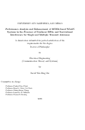 Cover page: Performance analysis and enhancement of OFDM-based WLAN systems in the presence of nonlinear HPAs and narrowband interference for single and multiple transmit antennas