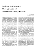 Cover page: Andrew A. Forbes - Photographs of the Owens Valley Paiute