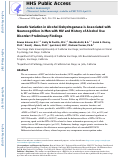 Cover page: Genetic variation in alcohol dehydrogenase is associated with neurocognition in men with HIV and history of alcohol use disorder: preliminary findings