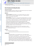 Cover page: Neuroimaging and eating disorders.