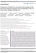 Cover page: Progression of diabetes is associated with changes in the ileal transcriptome and ileal‐colon morphology in the UC Davis Type 2 Diabetes Mellitus rat