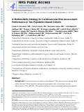 Cover page: Multimodality Strategy for Cardiovascular Risk Assessment