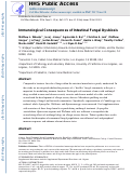 Cover page: Immunological Consequences of Intestinal Fungal Dysbiosis