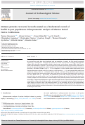 Cover page: Immune proteins recovered in tooth enamel as a biochemical record of health in past populations: Paleoproteomic analysis of Mission Period Native Californians