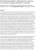 Cover page: Developmental Regulation With Progressive Vision Loss: Use of Control Strategies and Affective Well-Being