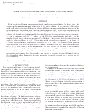 Cover page: Precision Weak Gravitational Lensing Using Velocity Fields: Fisher Matrix Analysis