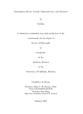 Cover page: Atmospheric Rivers: Genesis, Representation, and Structure