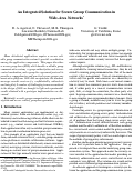 Cover page: An integrated solution for secure group communication in wide-area 
networks