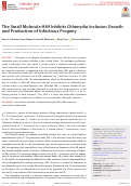 Cover page: The Small Molecule H89 Inhibits Chlamydia Inclusion Growth and Production of Infectious Progeny