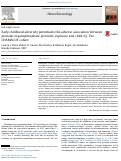 Cover page: Early childhood adversity potentiates the adverse association between prenatal organophosphate pesticide exposure and child IQ: The CHAMACOS cohort