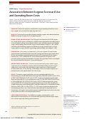 Cover page: Association Between Surgeon Scorecard Use and Operating Room Costs