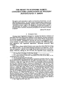 Cover page: The Right to Economic Parity: <em>Constructors Association of Western Pennsylvania v. Kreps</em>