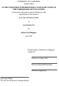 Cover page: On the Uniqueness of Higher Energy Stationary States of the Schrödinger--Newton System