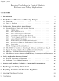 Cover page: Asset pricing in production economies with extrapolative expectations