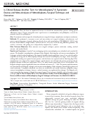 Cover page: Is Clitoral Release Another Term for Metoidioplasty? A Systematic Review and Meta-Analysis of Metoidioplasty Surgical Technique and Outcomes