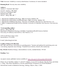 Cover page: Interrater Reliability in Toxicity Identification: Limitations of Current Standards