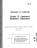 Cover page: NEUTRON SOURCE FOR USE WITH A VARIABLE ENERGY CYCLOTRON