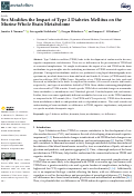 Cover page: Sex Modifies the Impact of Type 2 Diabetes Mellitus on the Murine Whole Brain Metabolome