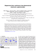 Cover page: Dispersion-free continuum two-dimensional electronic spectrometer.