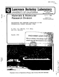 Cover page: CALCULATION AND COMPUTER SIMULATION OF THE PARABOLOIDAL MIRROR ANALYZER (PMA)