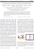 Cover page: Active Plasma Lensing for Relativistic Laser-Plasma-Accelerated Electron Beams