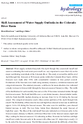 Cover page: Skill Assessment of Water Supply Outlooks in the Colorado River Basin