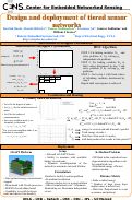 Cover page: Design and Deployment of Services in Tiered Sensor Networks